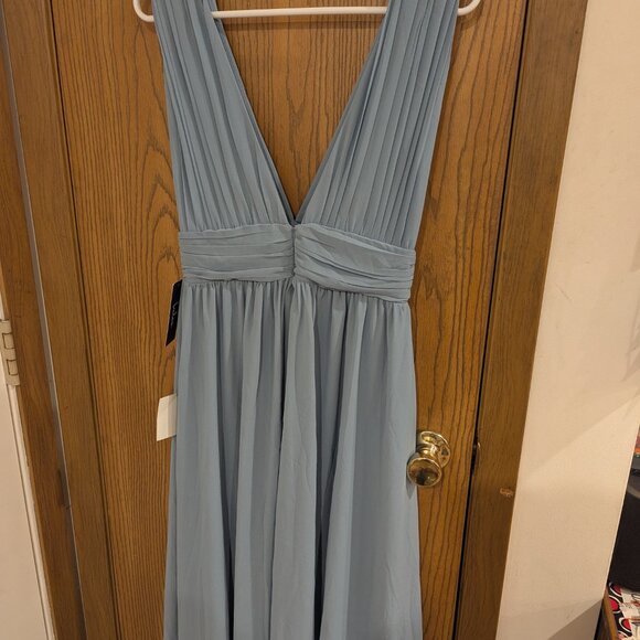 Lulus Heavenly Hues Light Blue Maxi Dress- Size Small- With Tags - Picture 3 of 5